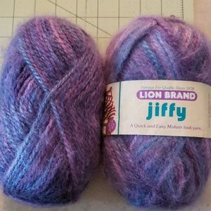 Purple yarn